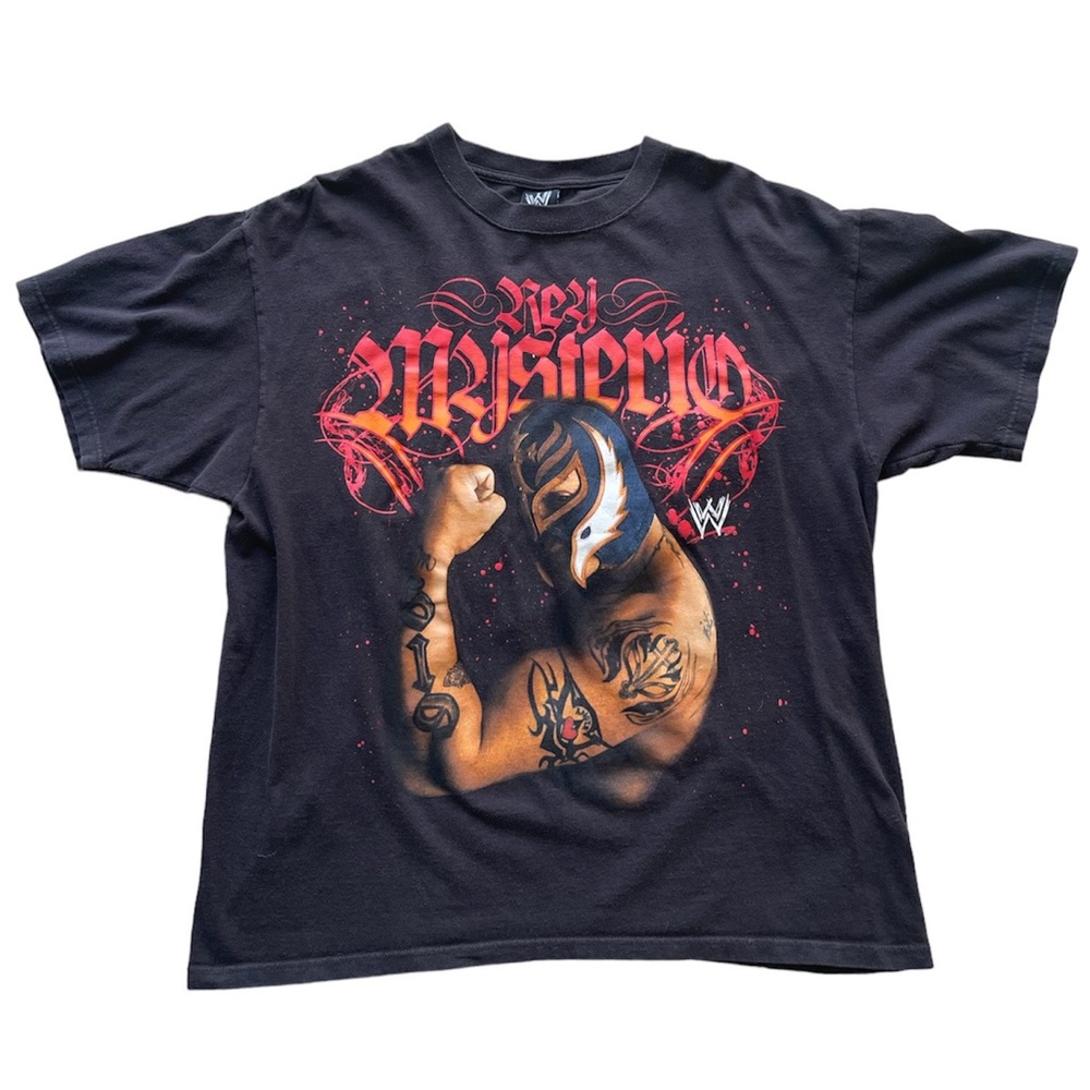 Vintage WWE Rey Mysterio Double Sided Graphic Tee Size XL